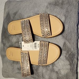 Brand New Size 7.5 Flat Sandals